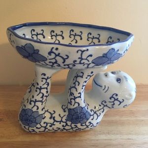Decorative monkey blue and white
